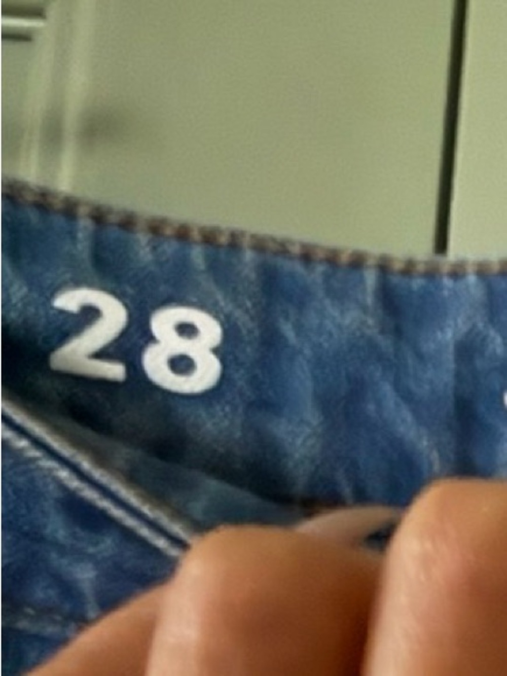 J. Crew Medium Blue High-Rise Wide-Leg Patch Pocket Sailor Jeans 28 Fits Like 29 - Picture 12 of 13